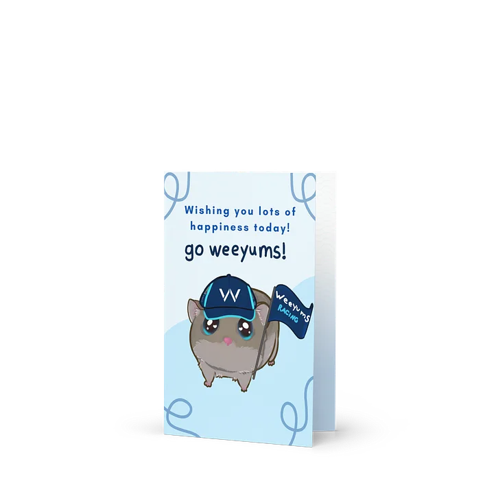 Go Weeyums greeting card product image (1)