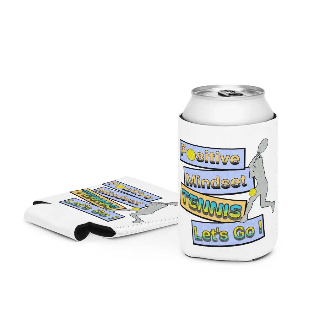 Positive Mindset Tennis Can Cooler product image (3)