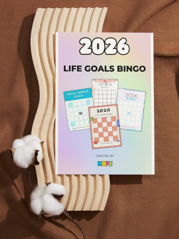 2026 Life Goals Bingo – Choose 1 of 4 Printable Designs (PDF Download) product image (3)