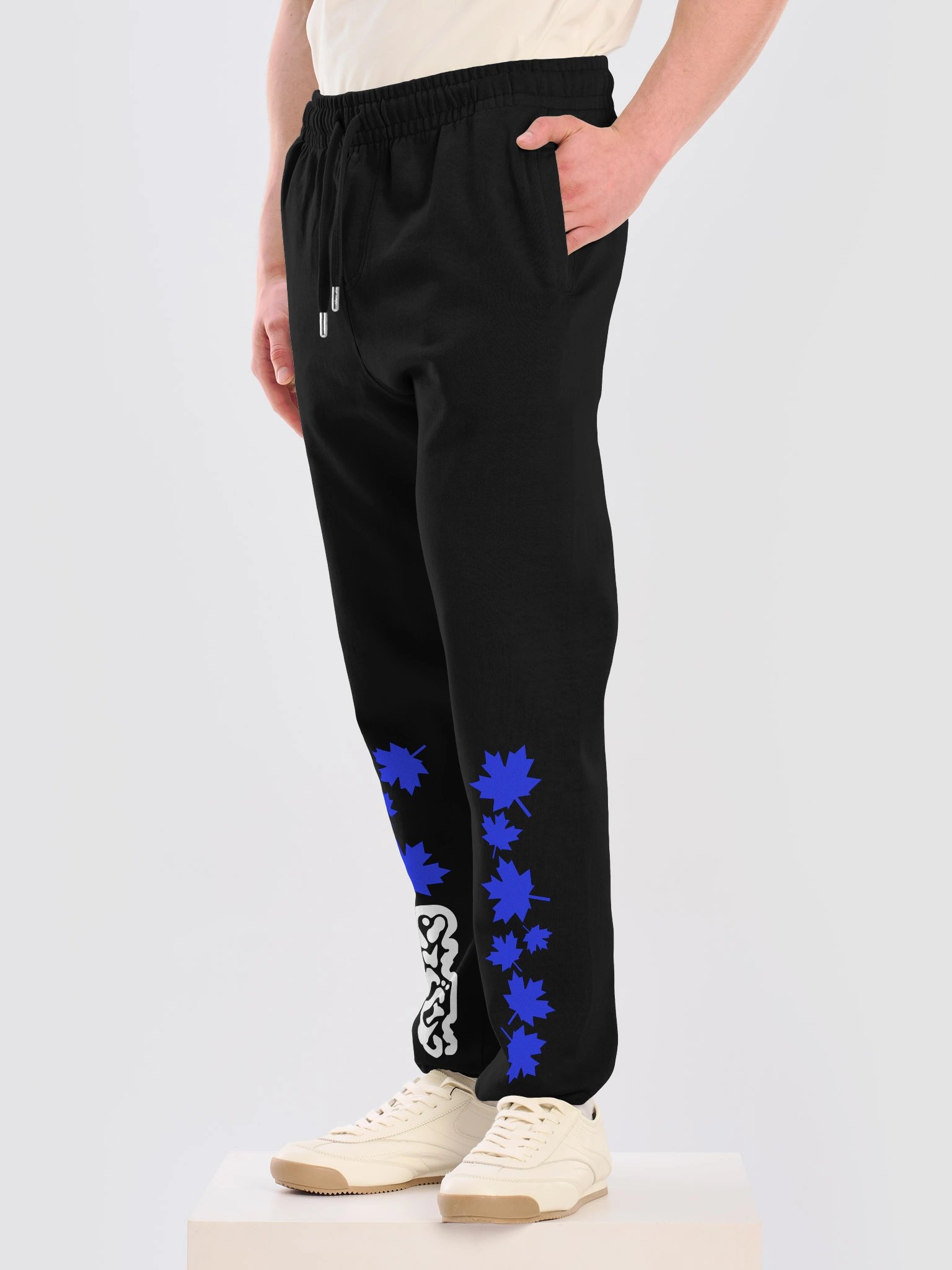 秋に帰る Return to Autumn Sweatpants (Blue Edition) product image (5)