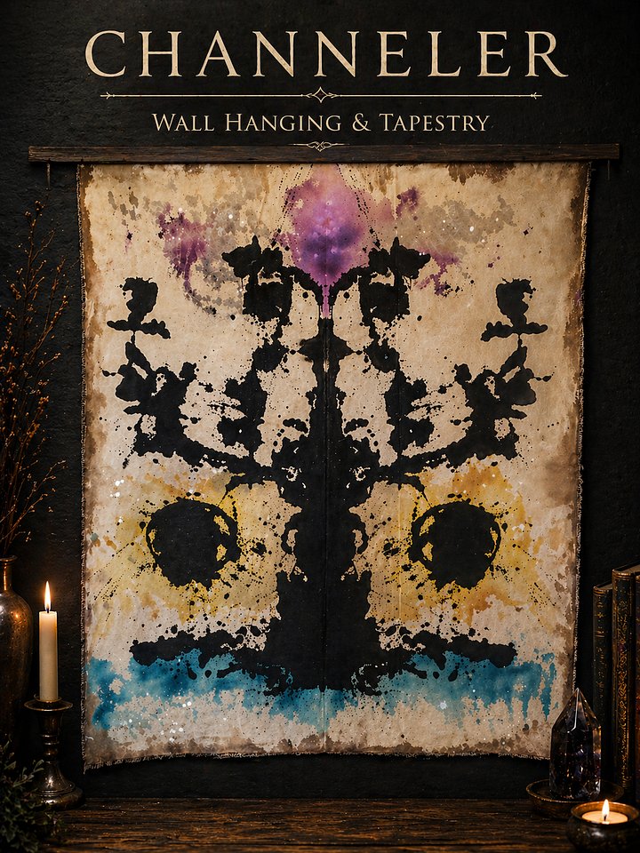 CHANNELER | 1/1 Original Canvas LARGE Wall Hanging | Divination Mat product image (1)