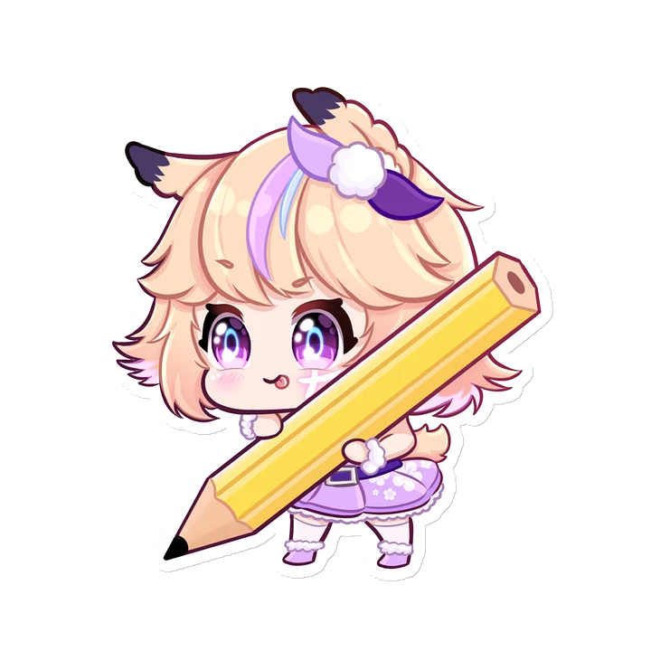 Artsy Chibi Alpaca Magnet product image (2)