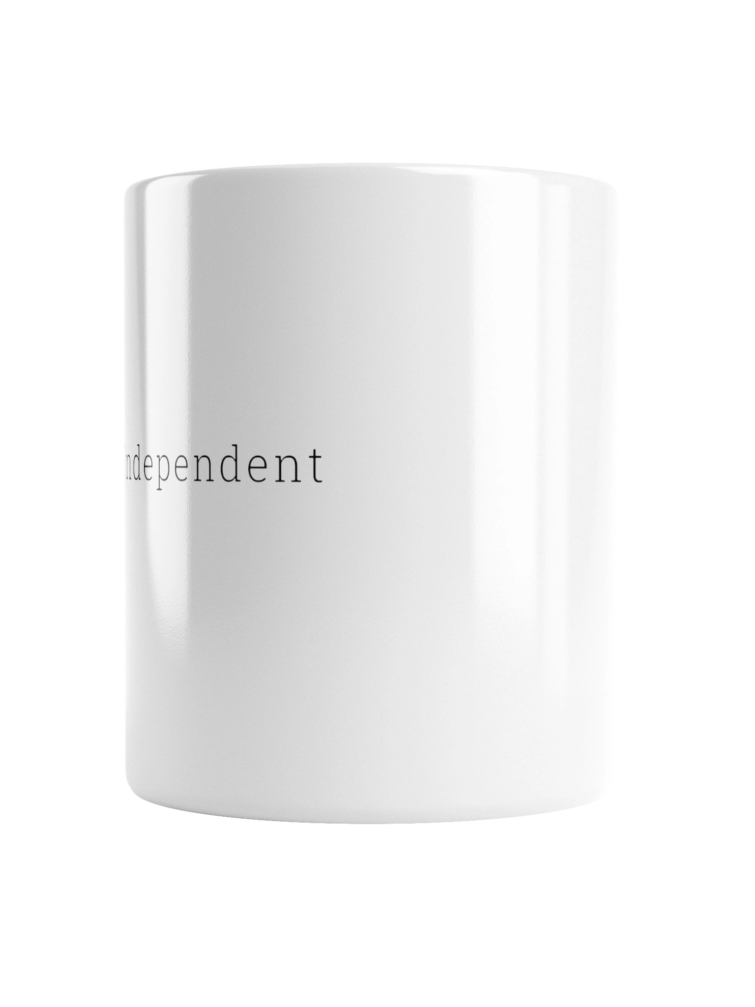 Actually Independent - White Mug (Left Handle) product image (2)