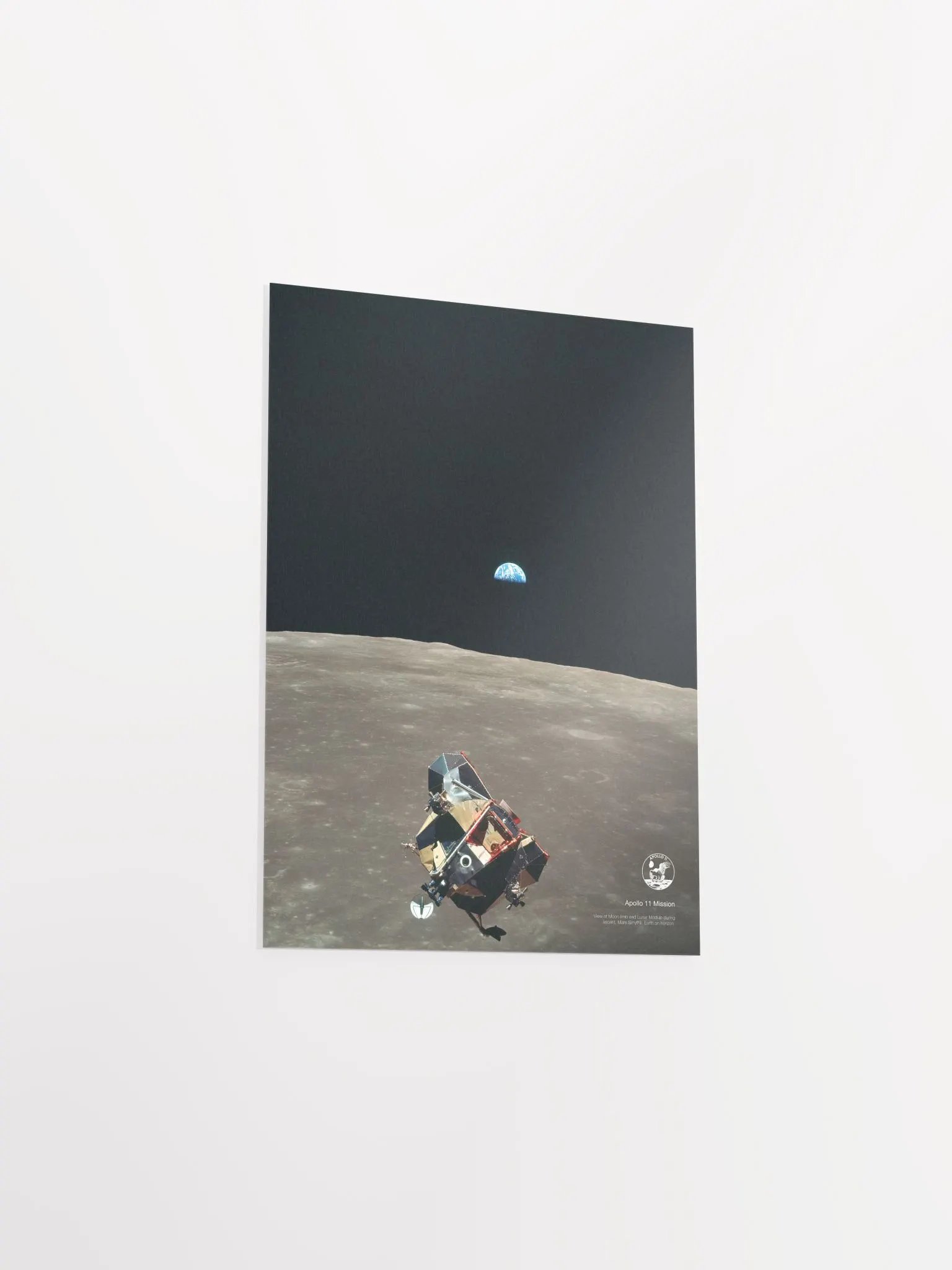NASA Apollo 11: View of Moon (Earthrise), 1969 — space poster, space art, photo poster, NASA print, space wall decor product image (9)