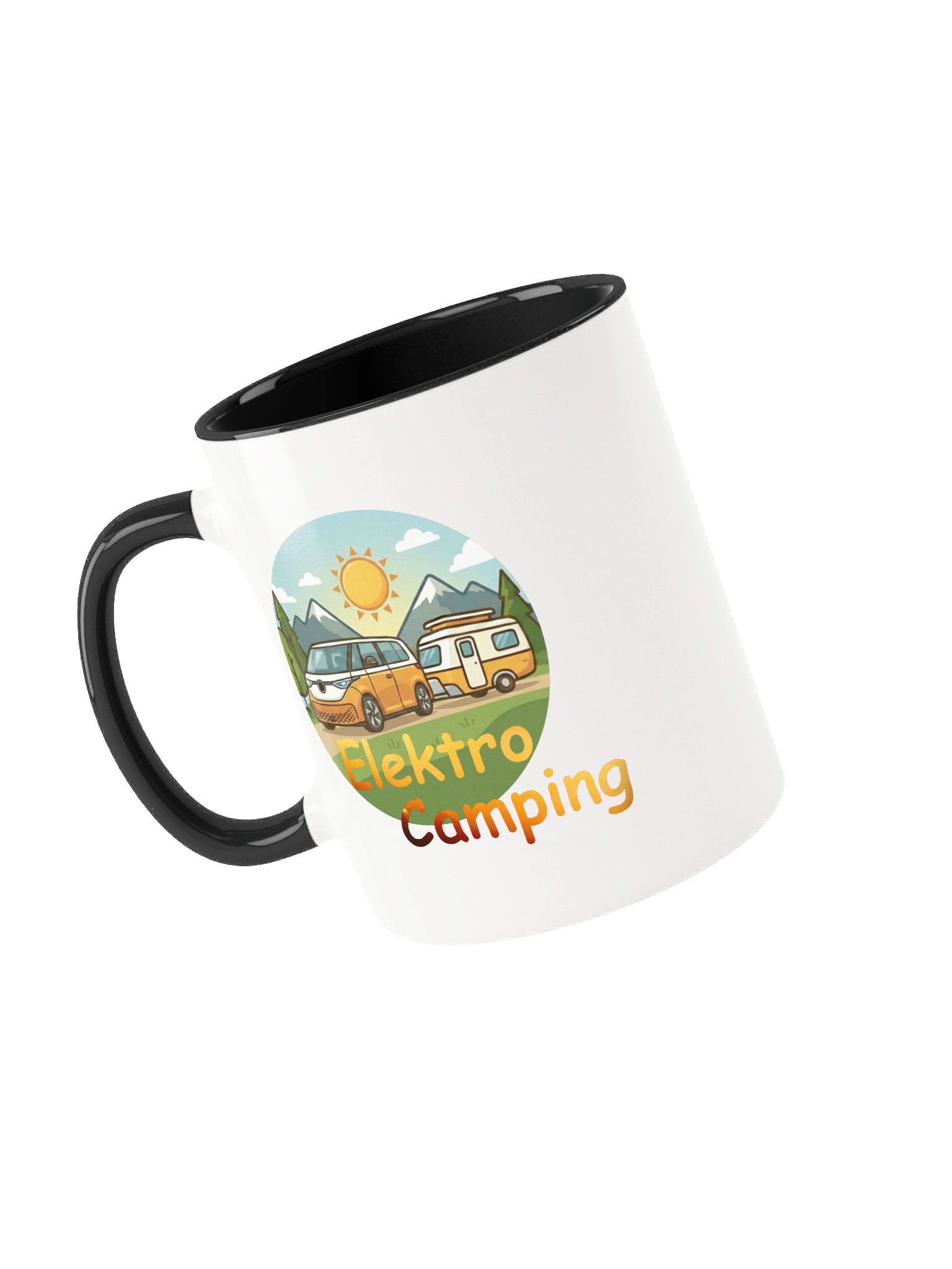 Ceramic Mug with Color Inside Elektro Camping product image (35)