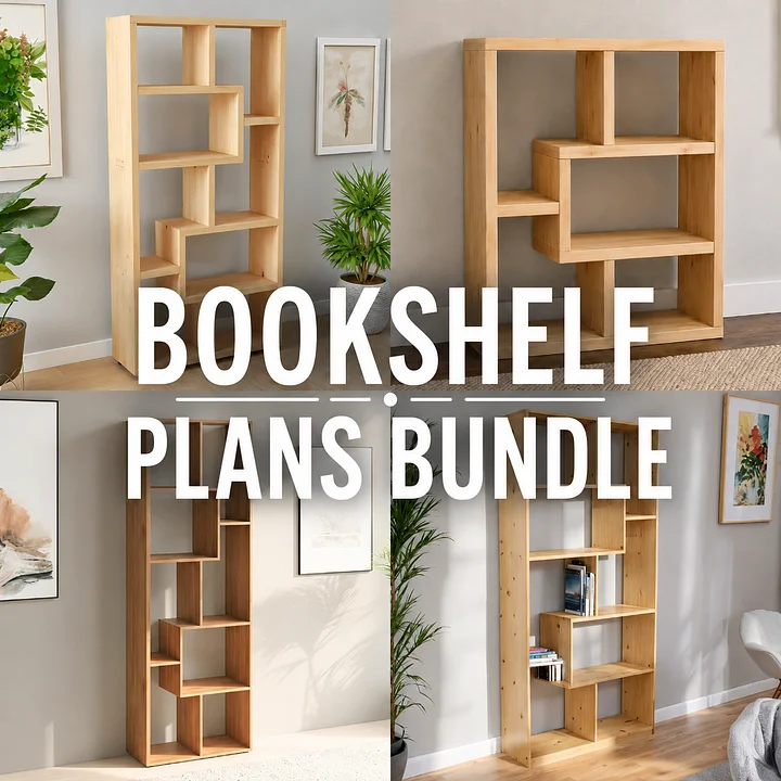 Bookshelf Plans Bundle product image (1)