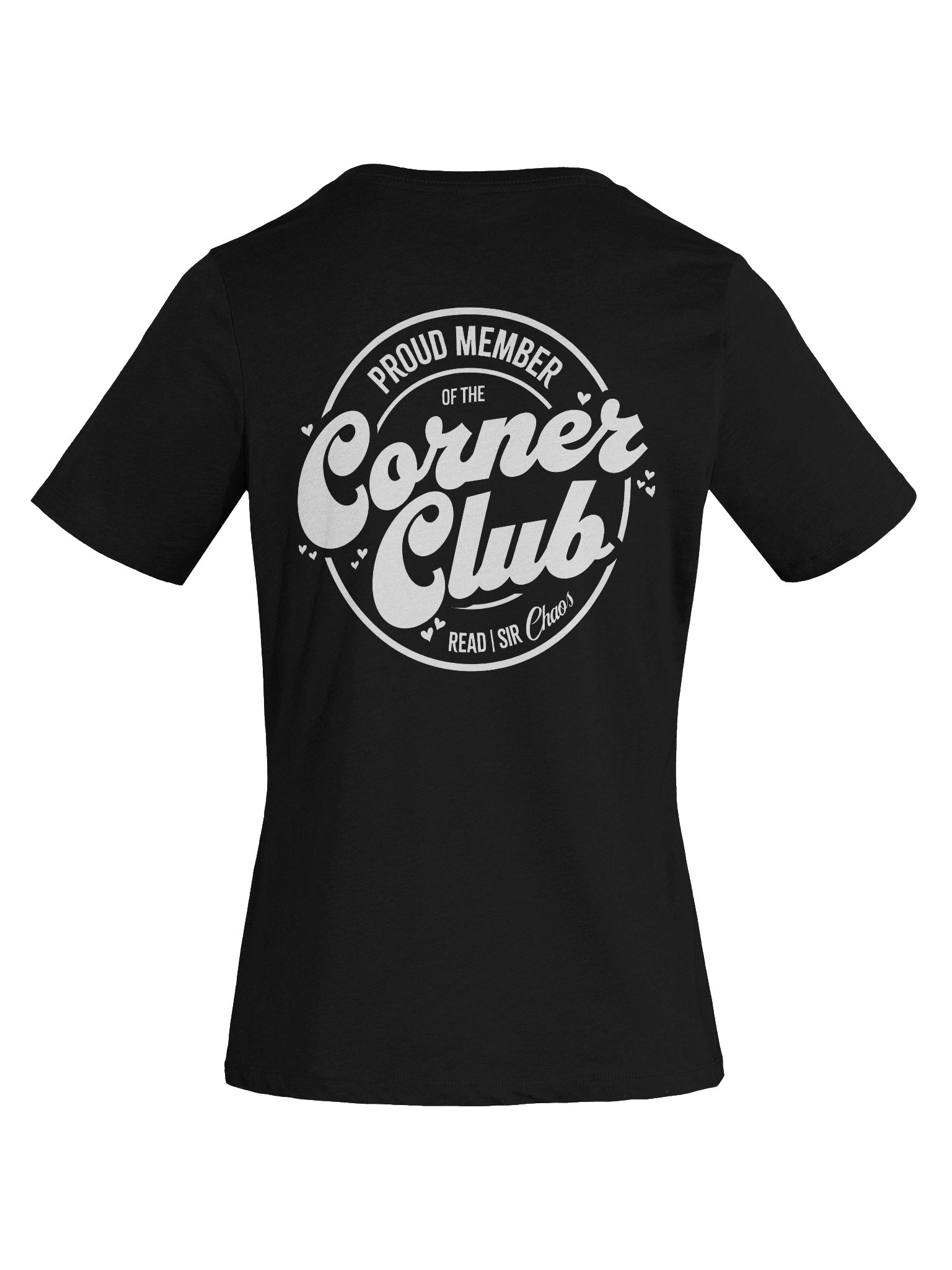 Corner Club V-Neck T-shirt (White) product image (8)