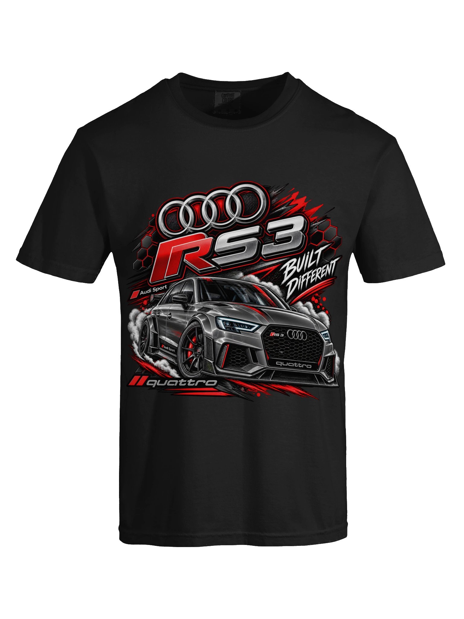 Audi RS3 Built Different Tee product image (80)