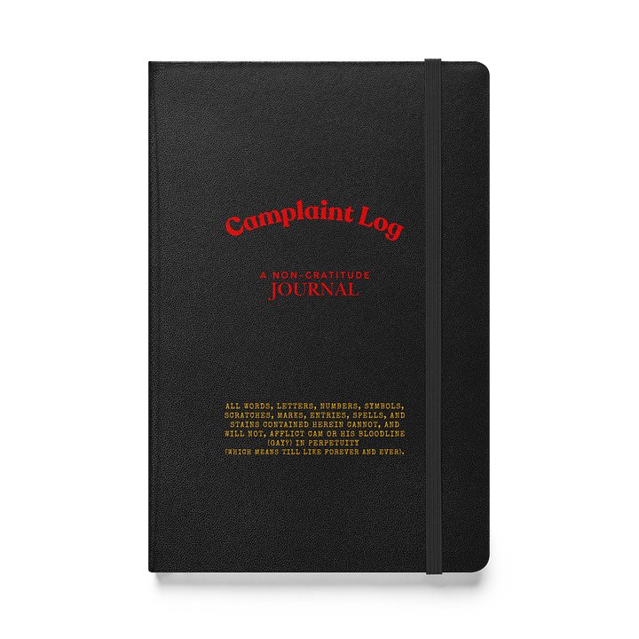 Camplaint Log Notebook DARK TIMES EDITION product image (1)