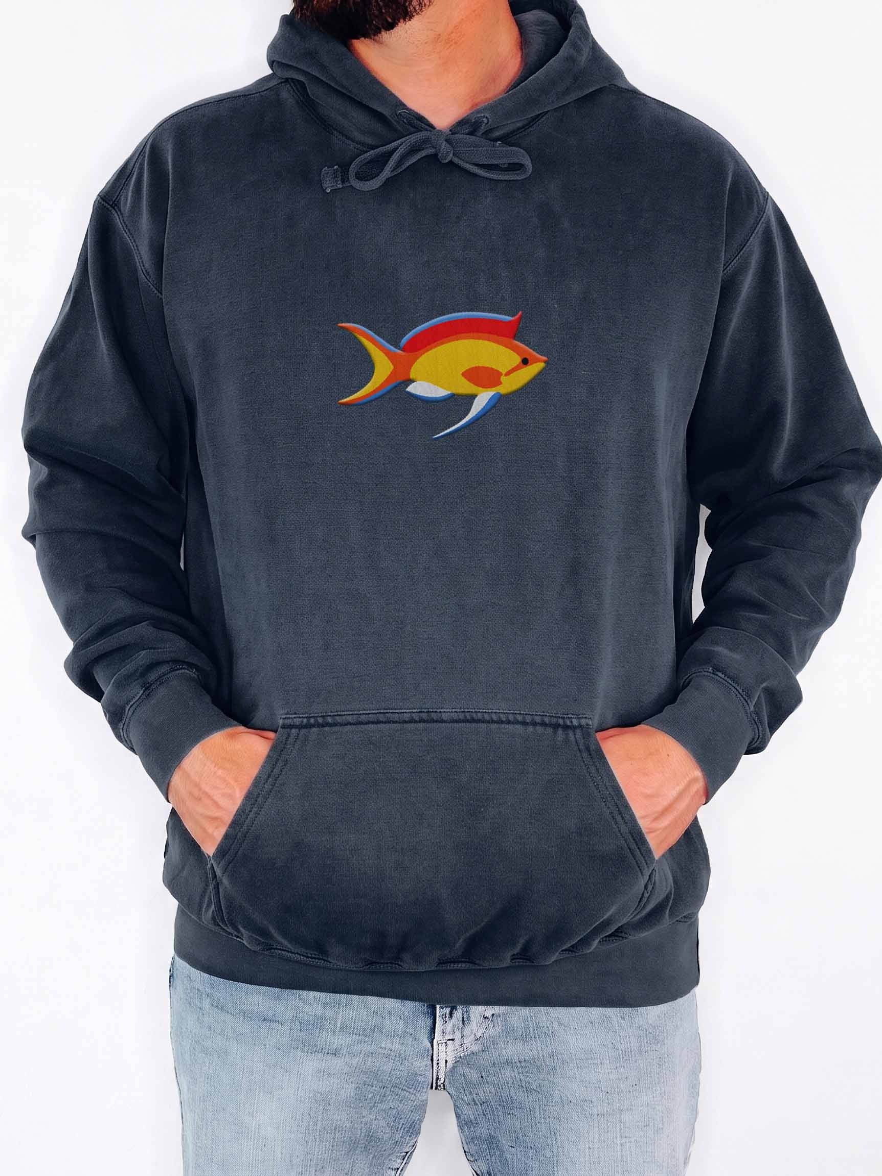 Dispar Anthias Premium Hooded Sweatshirt (Embroidered) for Reef and Marine Aquarium Lovers product image (2)