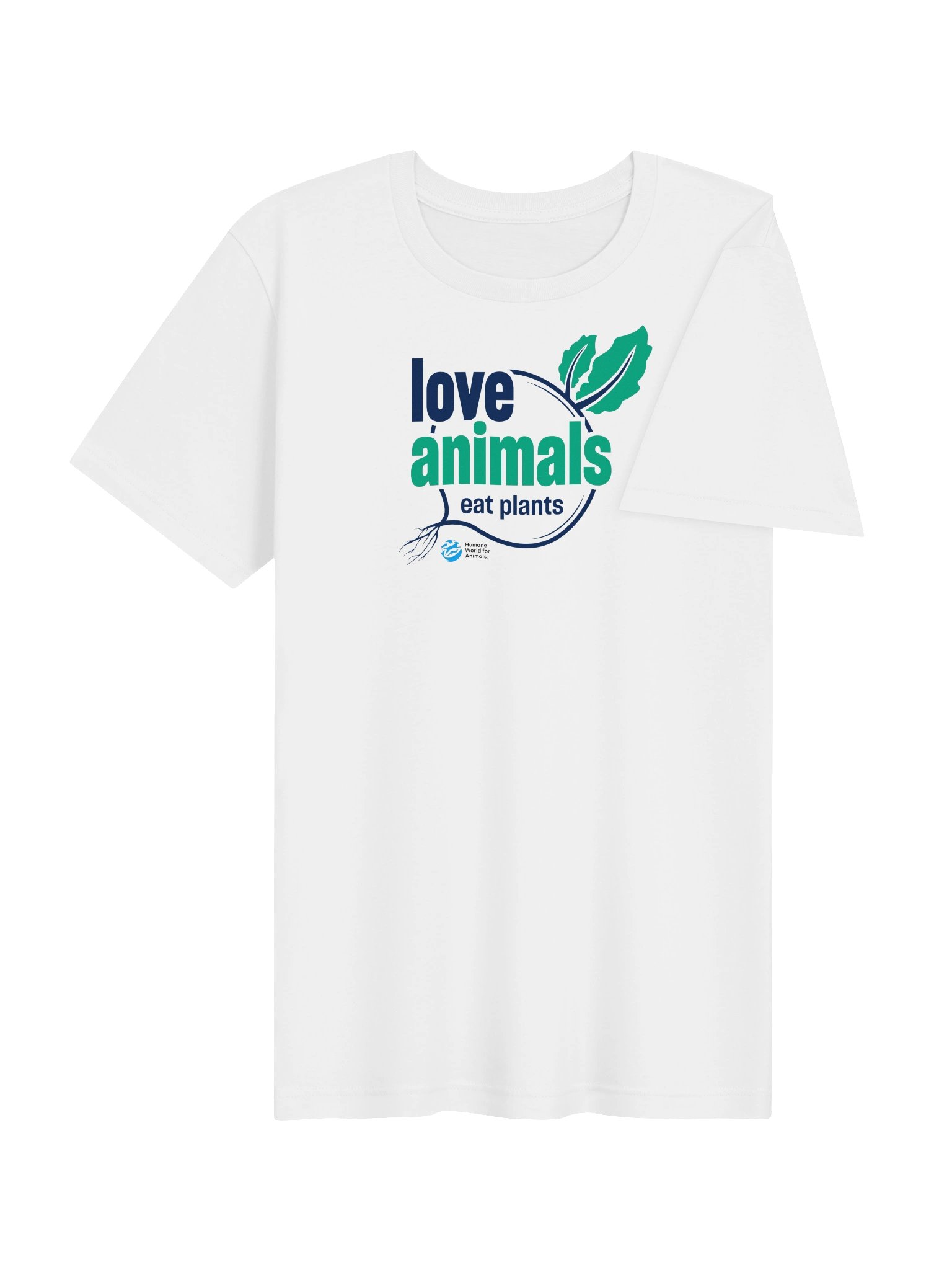 Love animals, eat plants - T-shirt product image (6)