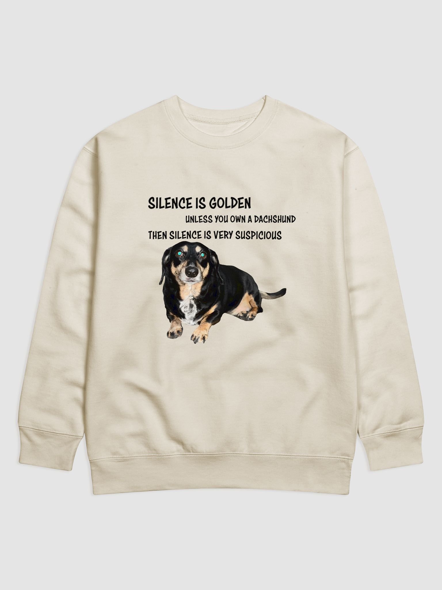 Silence is Golden Premium Sweatshirt product image (1)