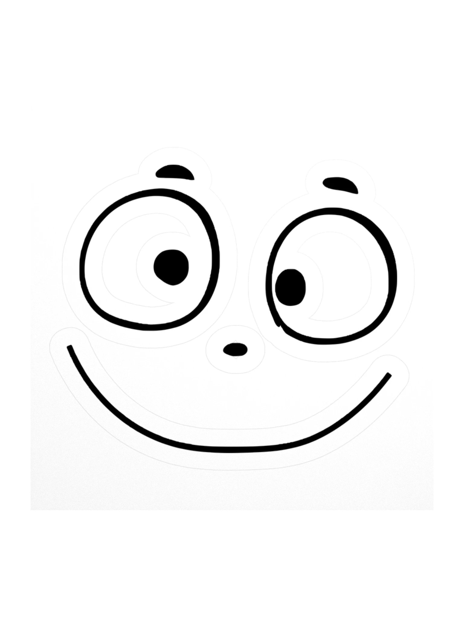 Crazy Face Sticker product image (1)
