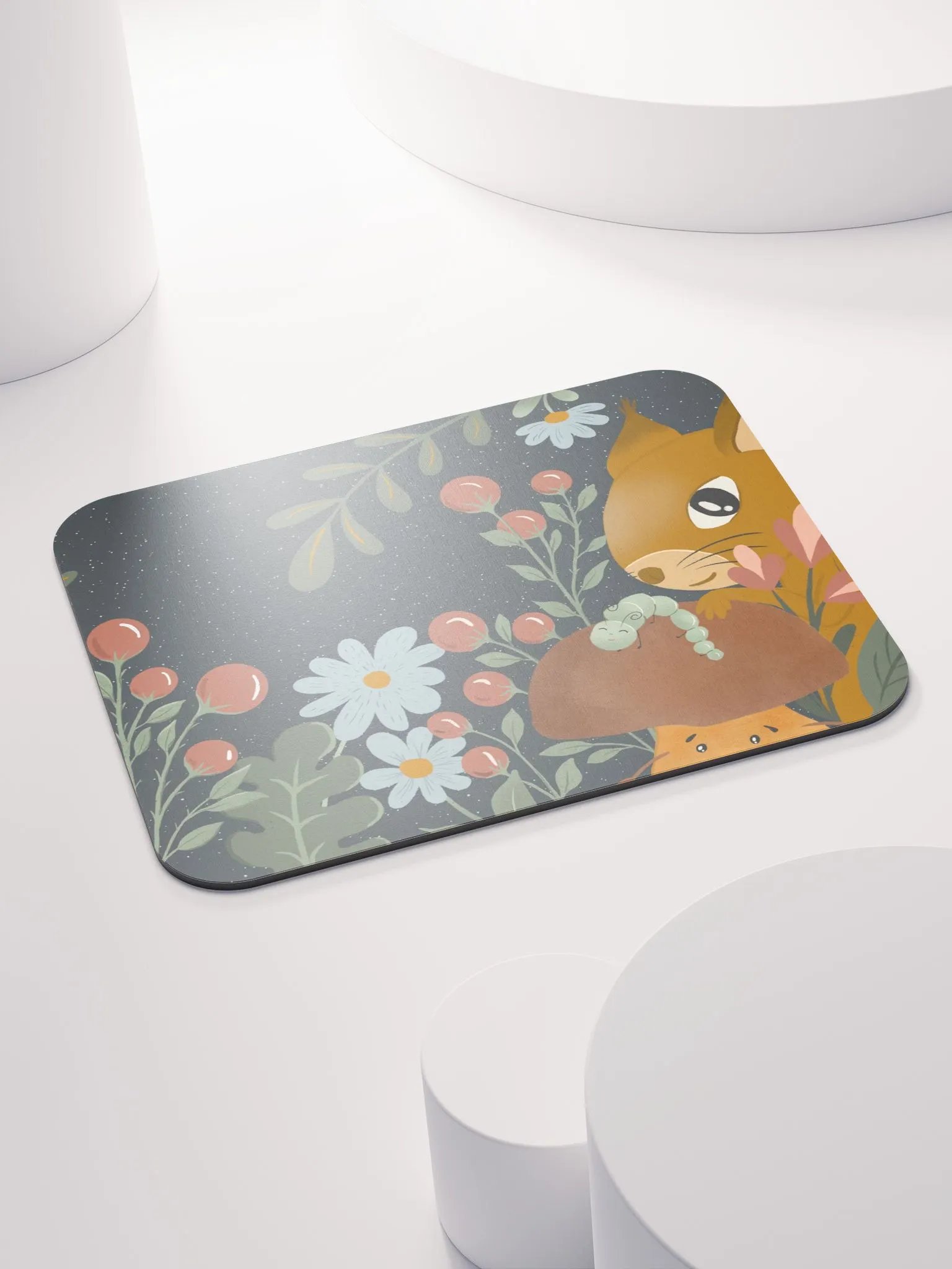 Curious Squirrel Mouse Pad product image (4)