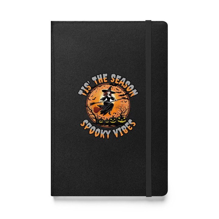 Tis The Season Spooky Vibes Hardcover Notebook product image (1)