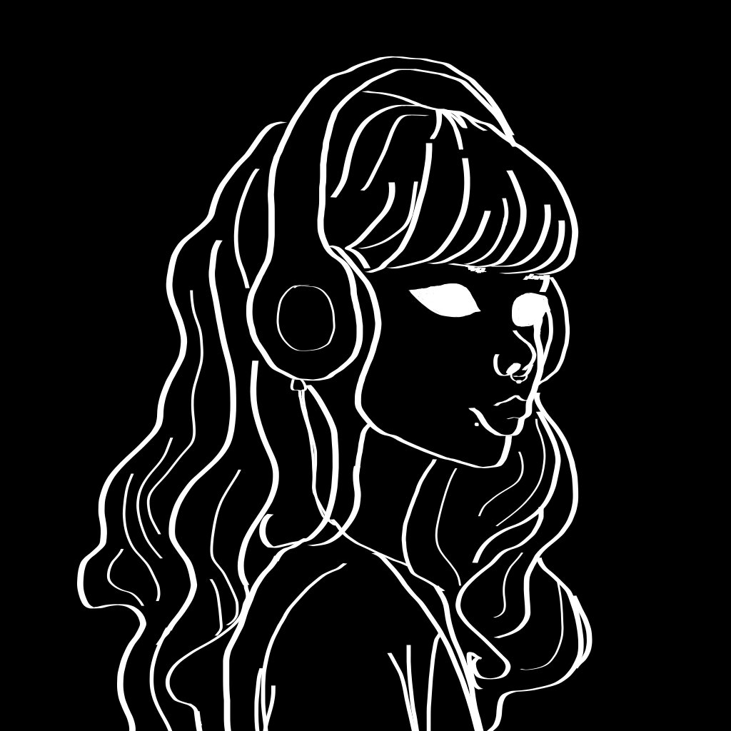 Black and White Custom Line Drawing product image (3)