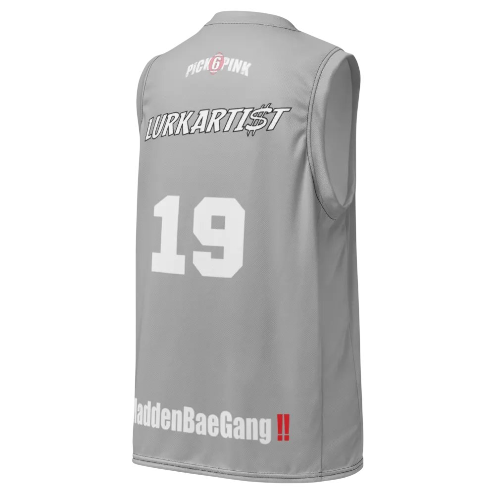 Madden Bae Jersey 👨‍🎨 (Gray + White Logo) product image (12)