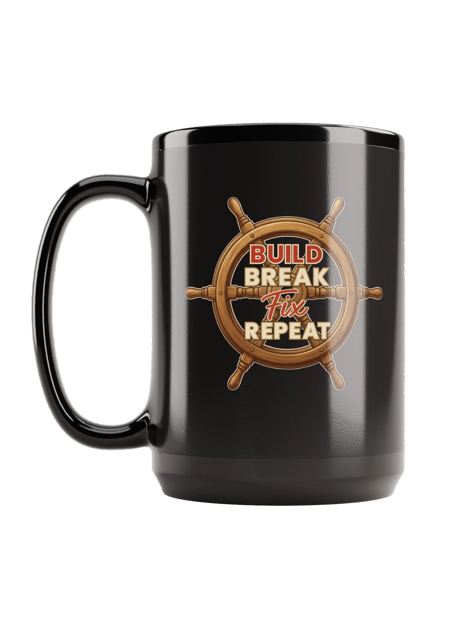 Build. Break. Fix. Repeat. Mug - 15 oz product image (1)