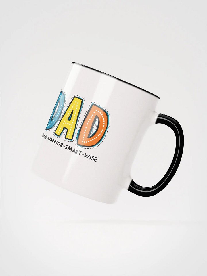 DAD- Brave, Warrior, Smart, Wise Coffee Mug product image (2)