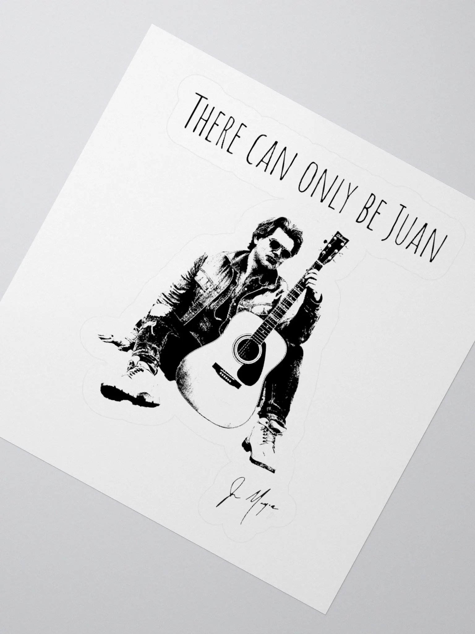 "There Can Only be Juan" Sticker product image (2)