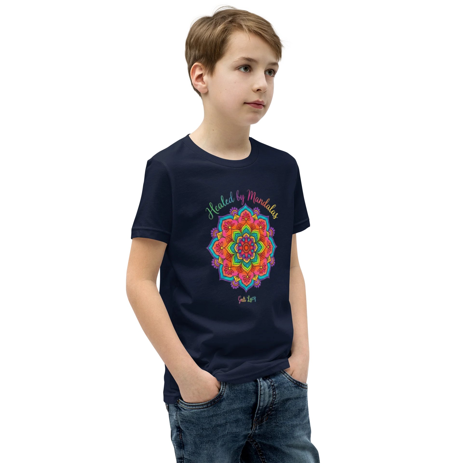 Mandalas Unisex Youth T-Shirt product image (2)