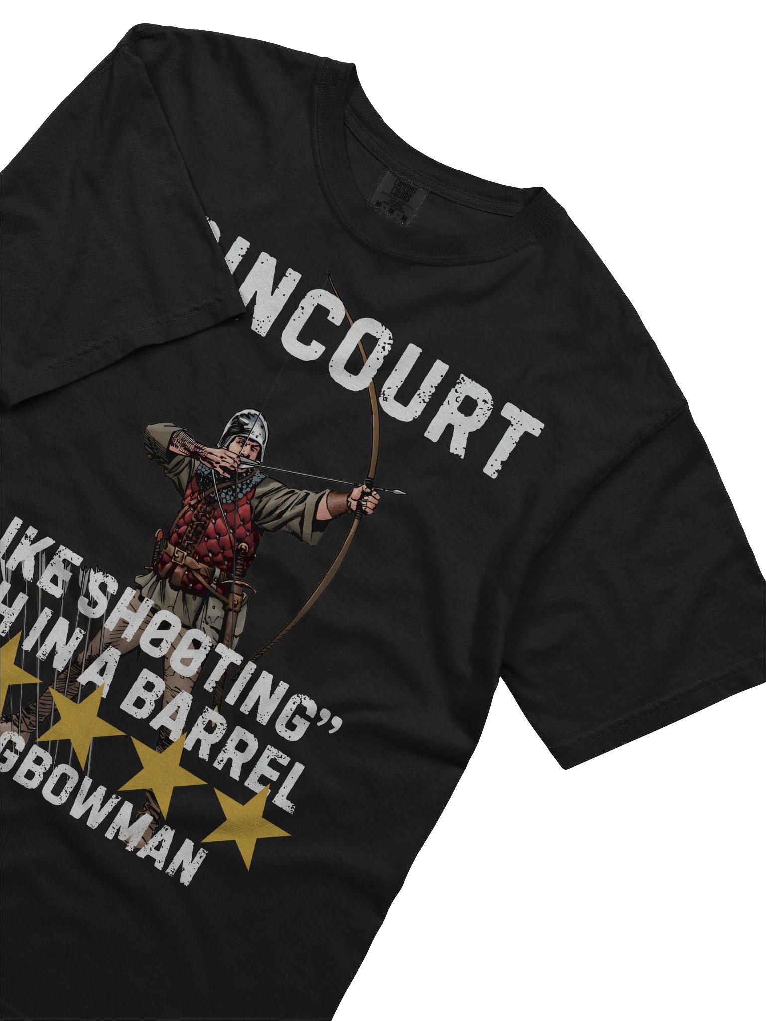 Agincourt 1415 – “Like Shooting Fish in a Barrel” 5-Star Review T-Shirt product image (39)