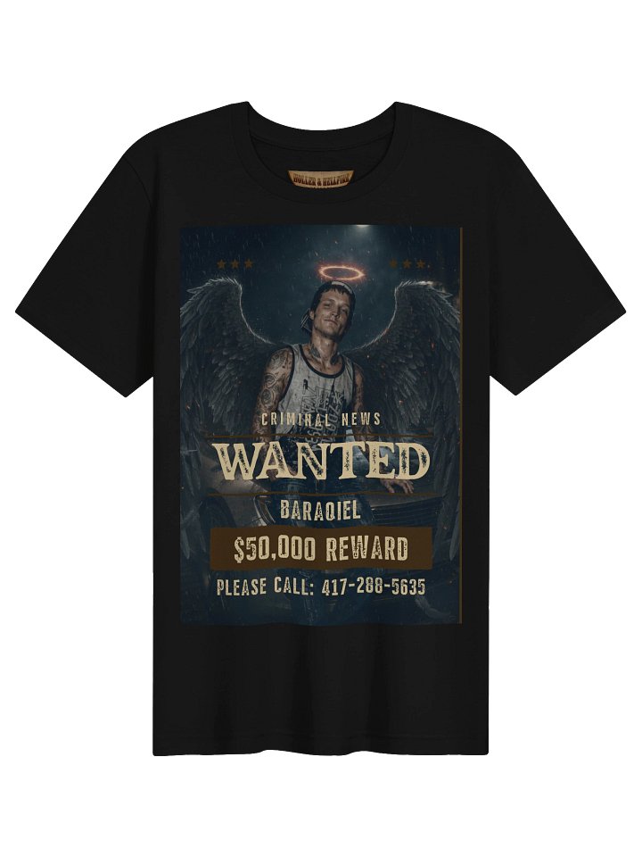 Baraqiel Wanted Poster Tee product image (1)