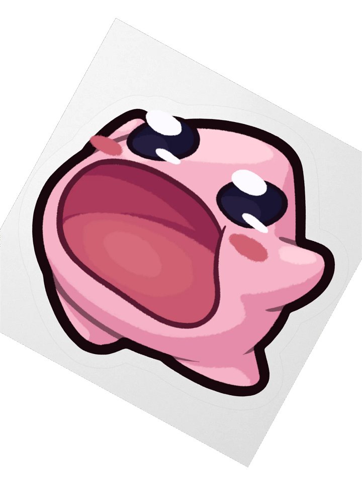 Hungry Pink Star Sticker product image (2)