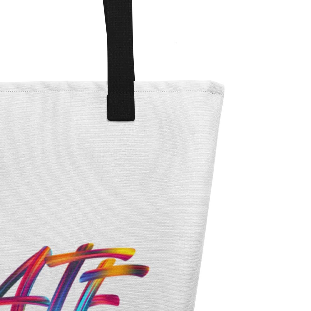 Create Greatness Large Print Tote Bag product image (6)