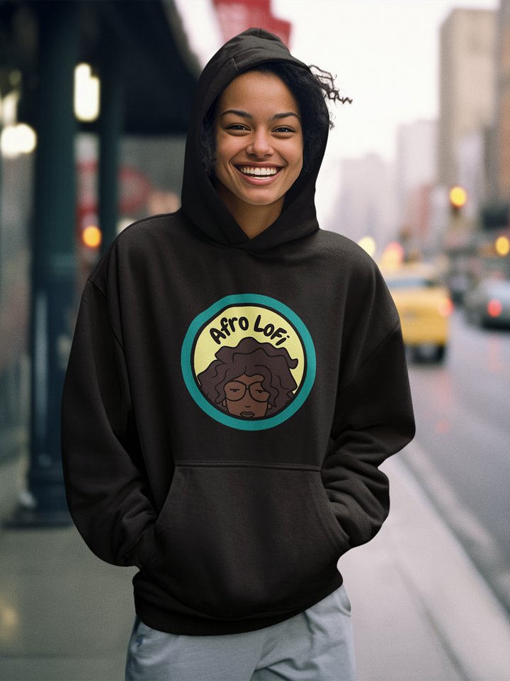 Afro LoFi Music Logo Hoodie product image (1)
