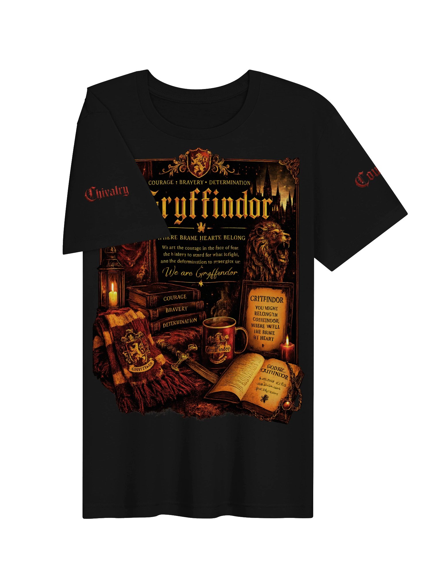 Vintage Wizarding House Collection – Proud to Be Gryffindor T-Shirt product image (3)