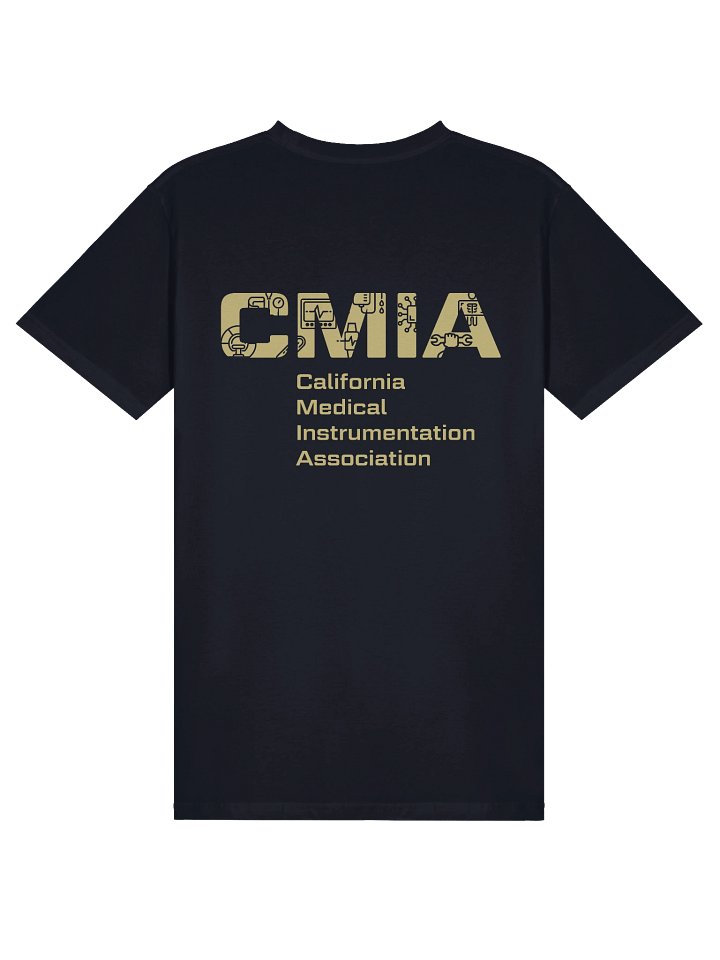 CMIA Dark Premium T-Shirt / Yellow-Gold Graphic — Color Logo product image (2)
