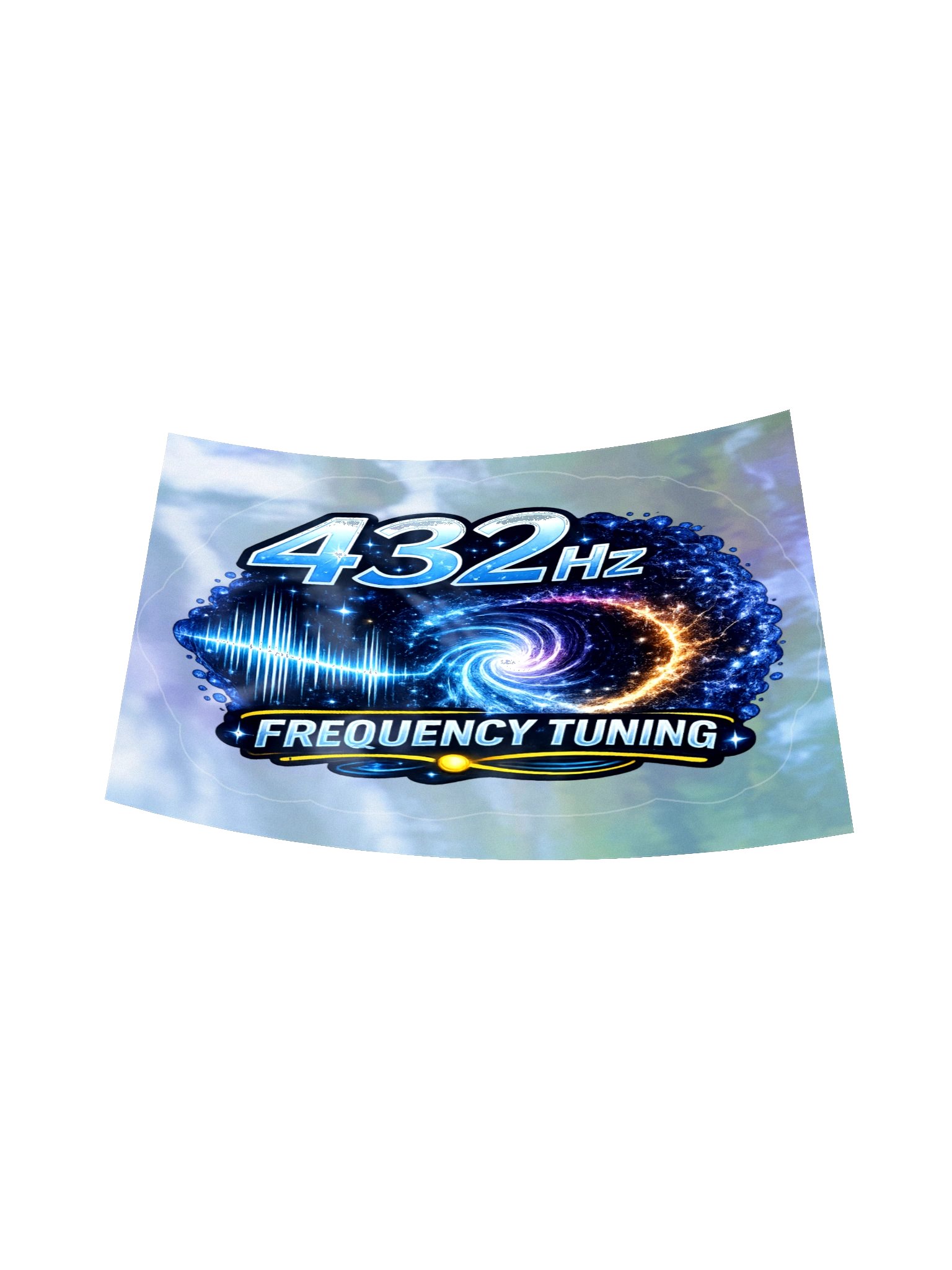 432 Hz Frequency Sticker on Holographic backing product image (18)