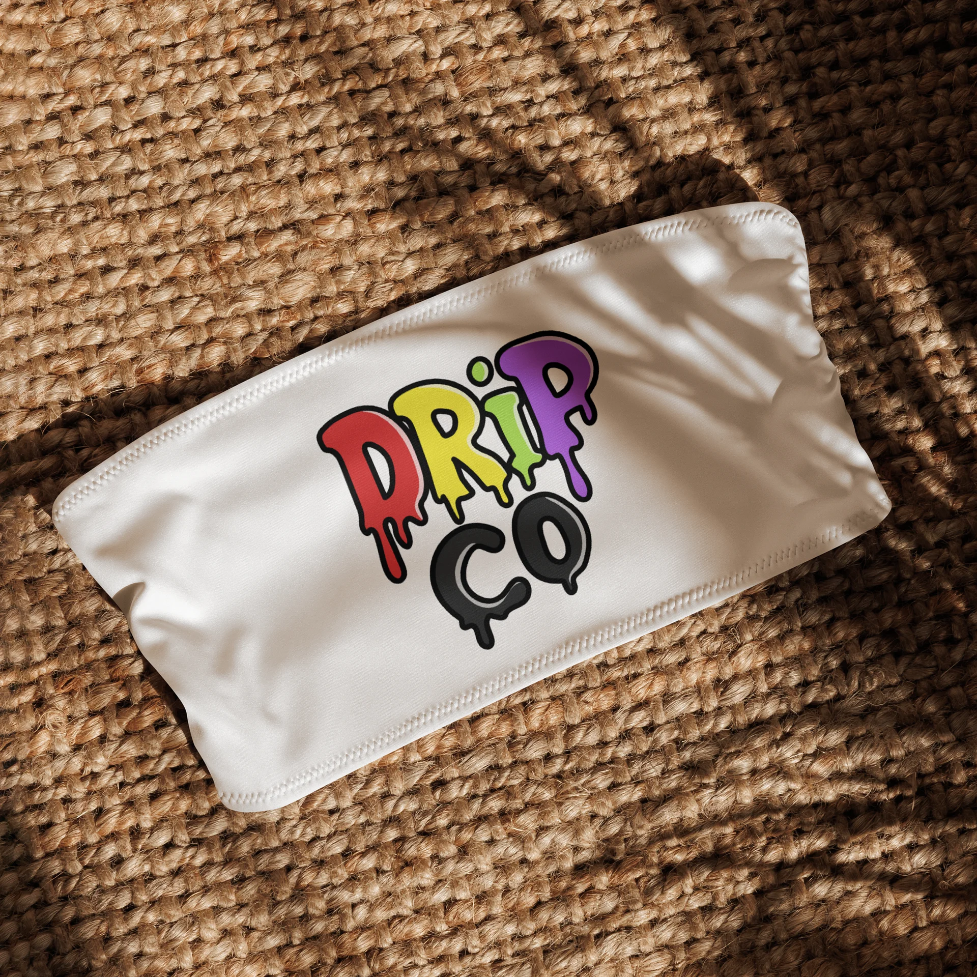 DRIP CO. Graffiti Bandeau Bikini Top product image (4)