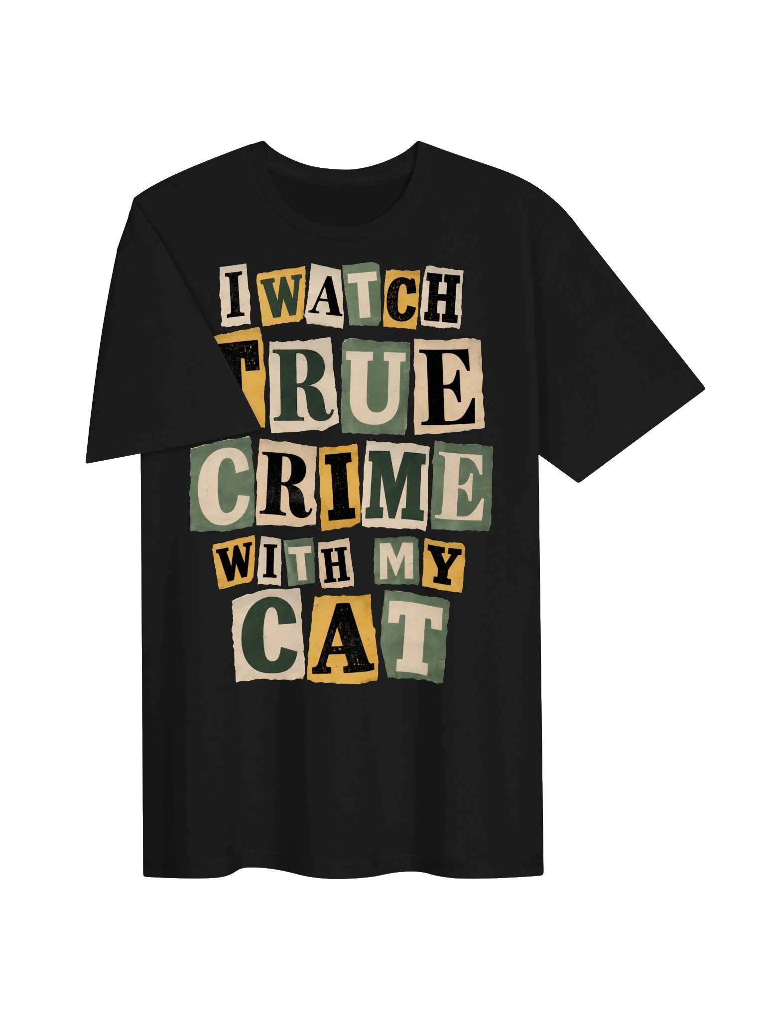 I Watch True Crime With My Cat T-Shirt product image (4)