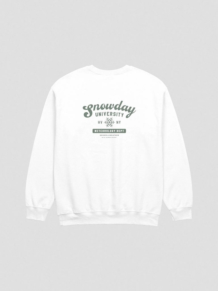 Snowday University crewneck - white product image (2)