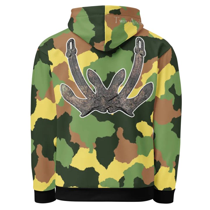 2 Anchor (Green Camouflage) – Performance Marine Wear | Twin Anchor Apparel North Current Line product image (1)