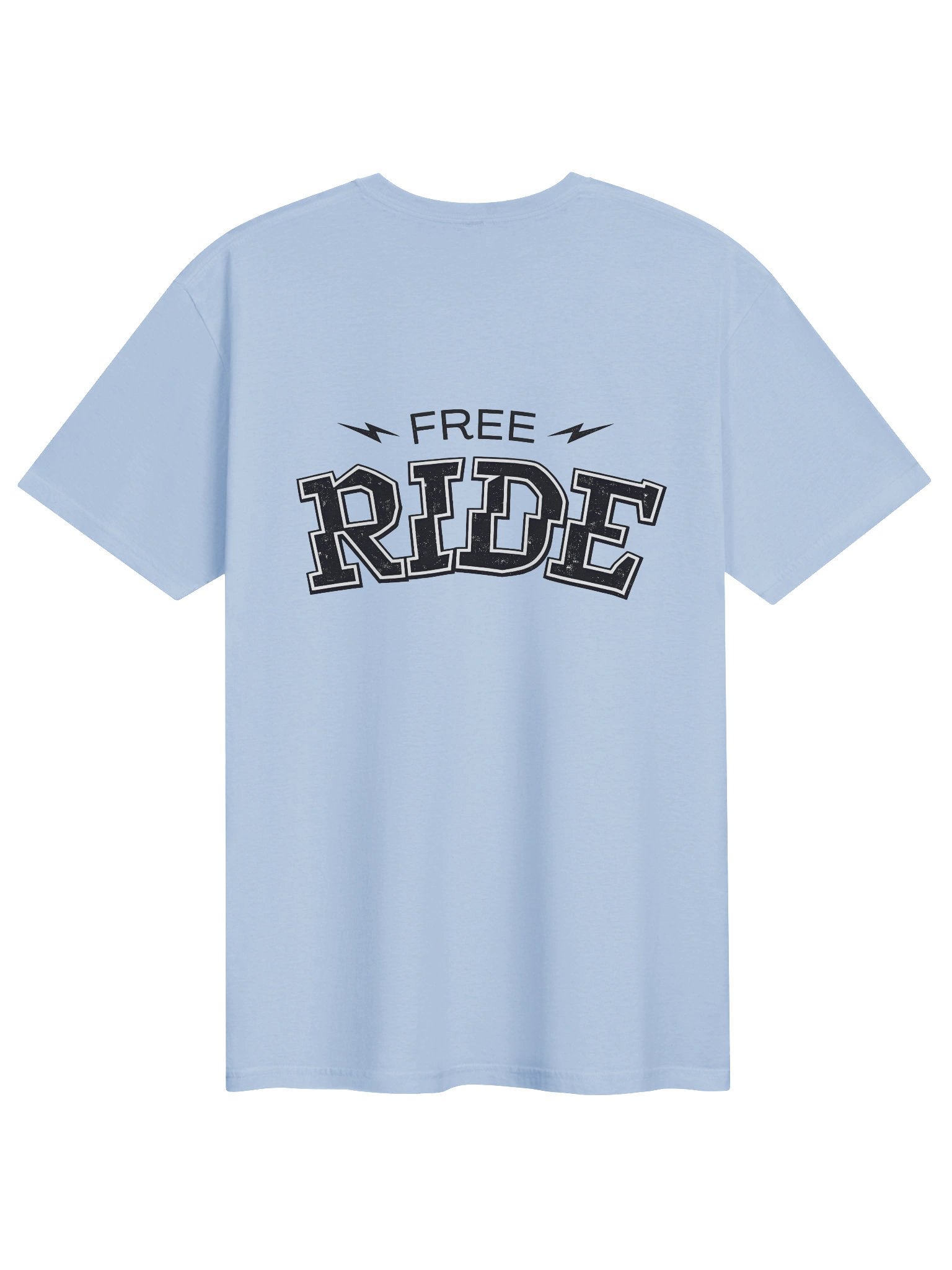 TITAN Freeride tee light blue & white product image (4)
