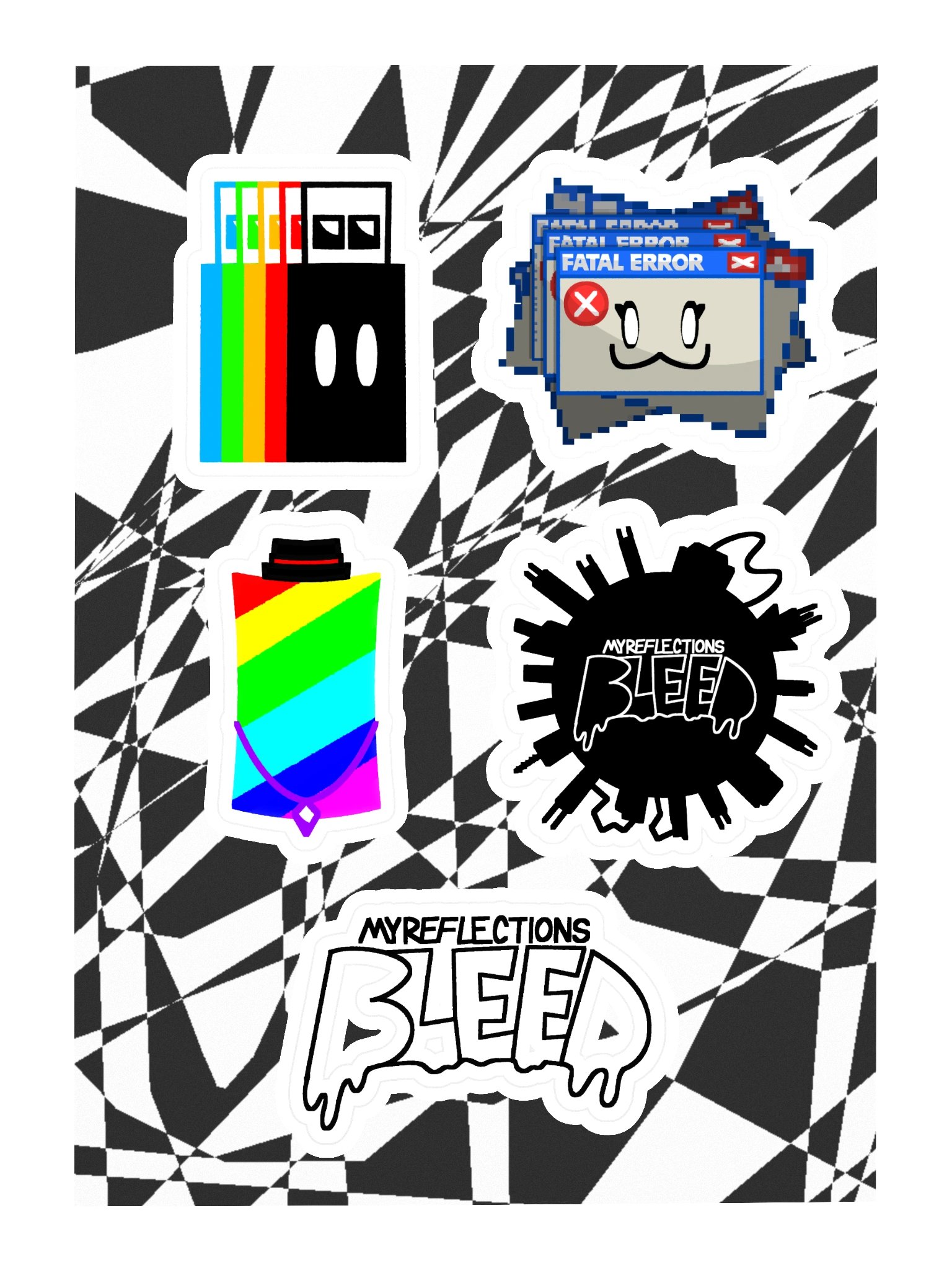My Reflections Bleed: Sticker Sheet product image (3)