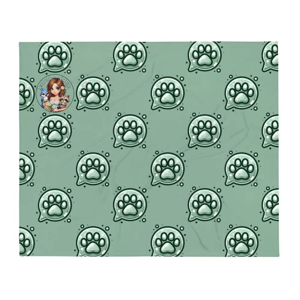 Paw Emote Throw Blanket product image (8)