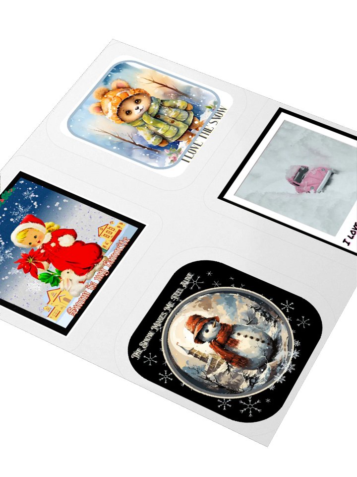 I Love the Snow, Standard Sticker Pack product image (2)