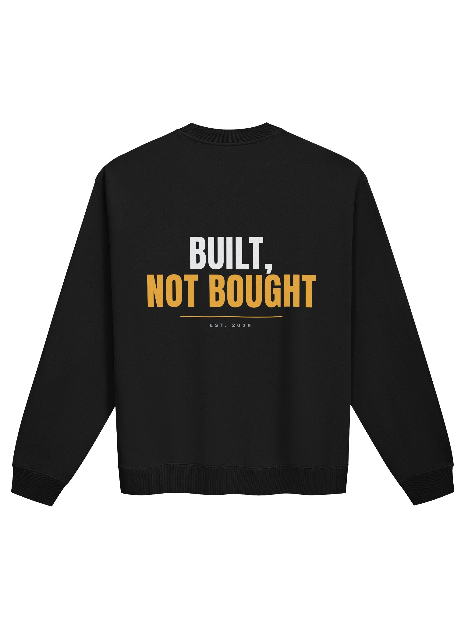 Built, Not Bought Crewneck — Black product image (2)