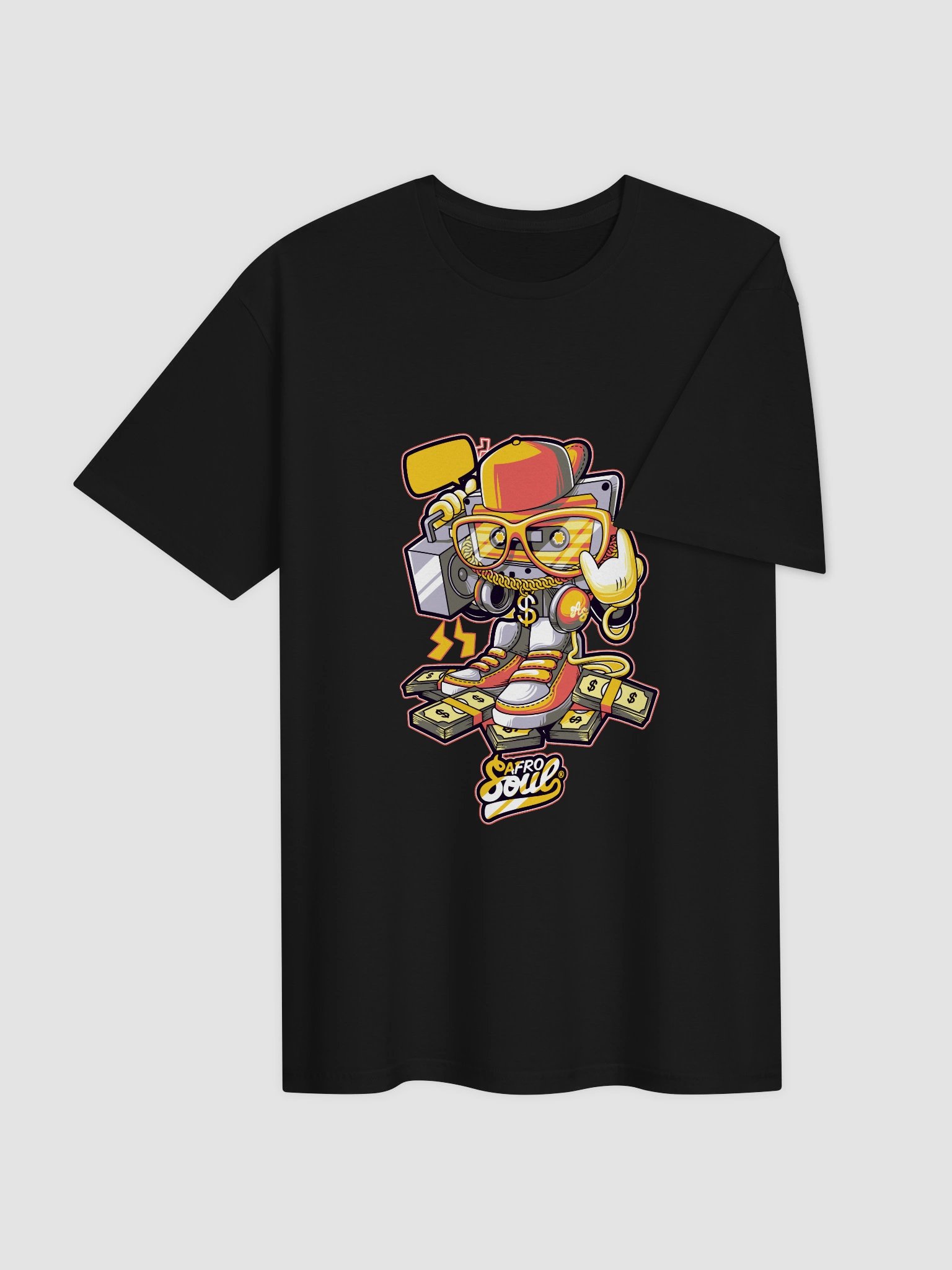 Afro Soul Boombox Cassette T-Shirt product image (24)