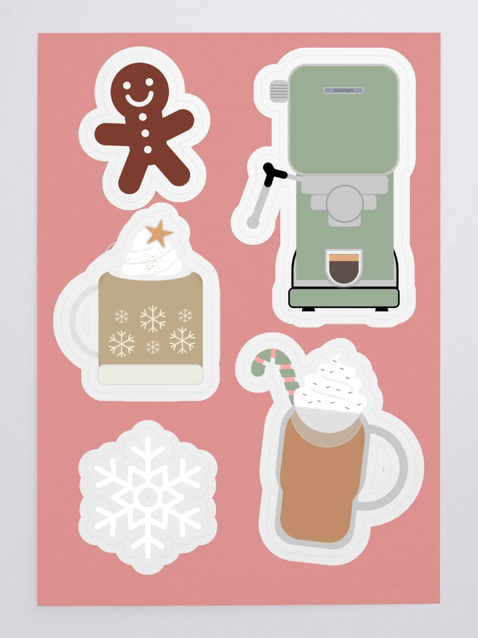 Christmas Coffee Sticker Sheet product image (3)