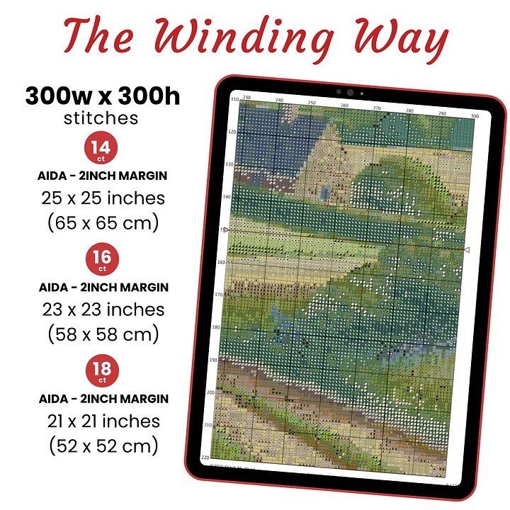 The Winding Way Cross Stitch Pattern product image (2)