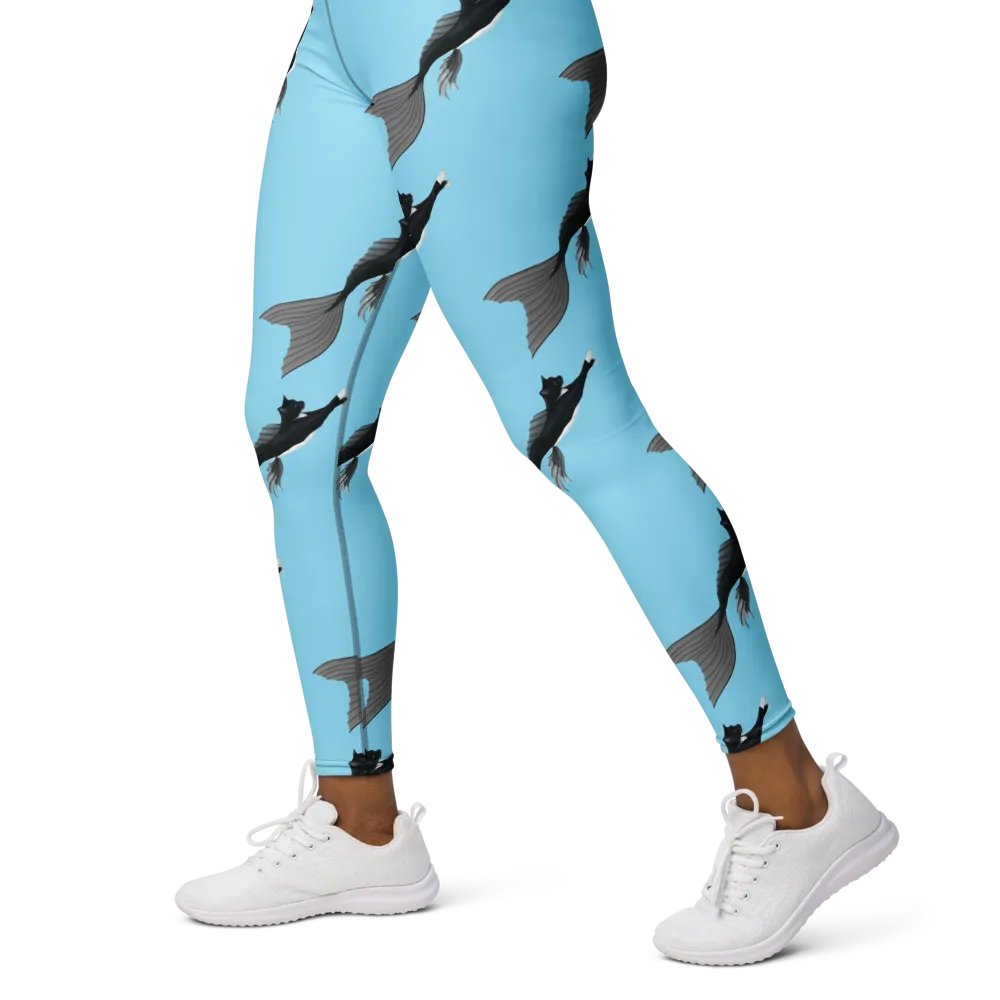 Mermeow Swimming Yoga Pants product image (6)