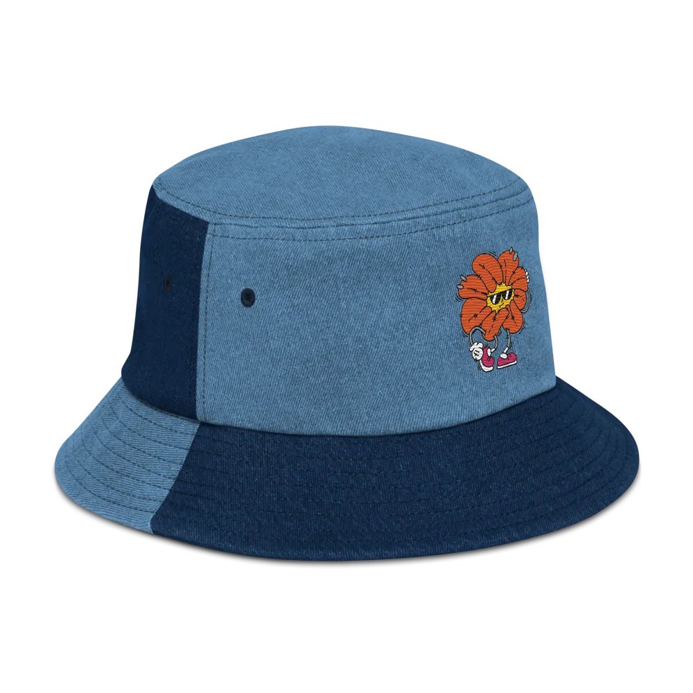 Sunflower Dude Denim Bucket Hat product image (2)