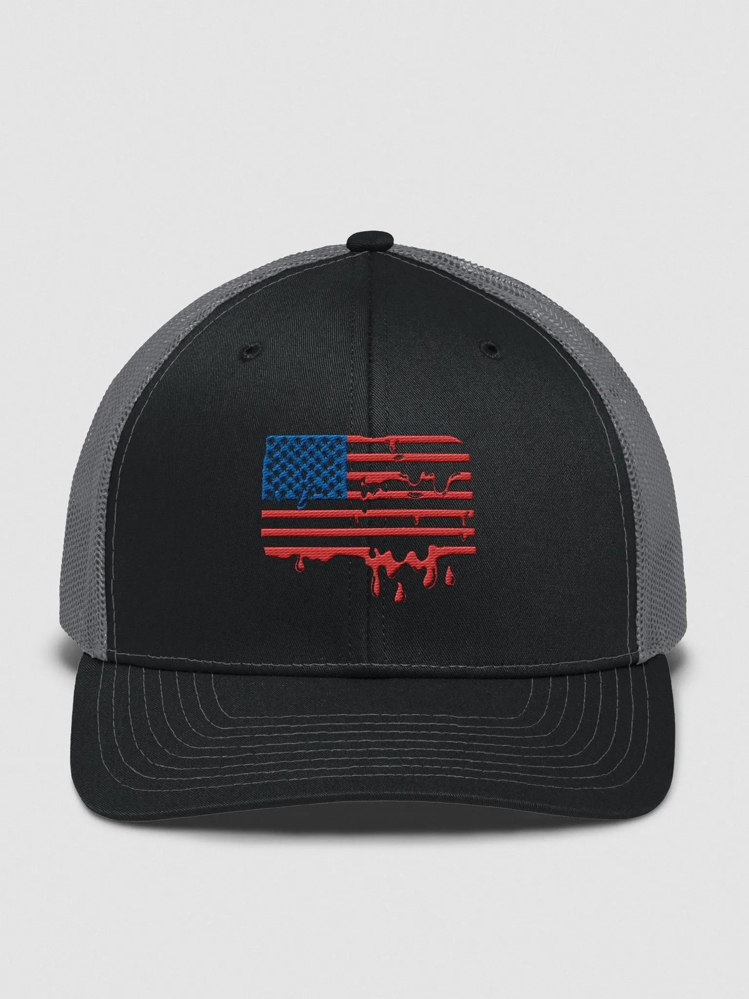 SNAPBACK TRUCKER WITH AMERICAN FLAG product image (1)