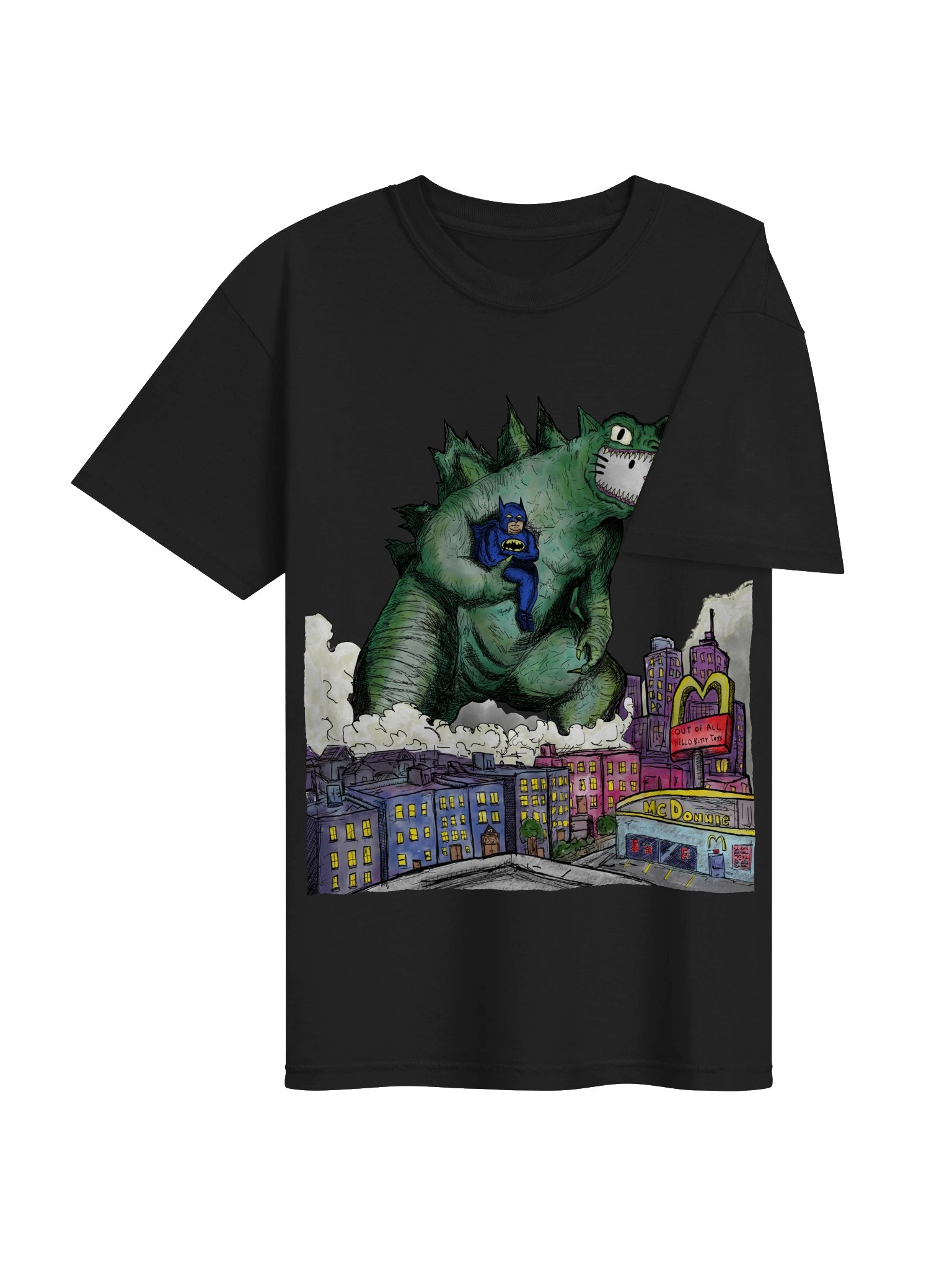 Hello Godzilla Kitty! Shirt product image (4)