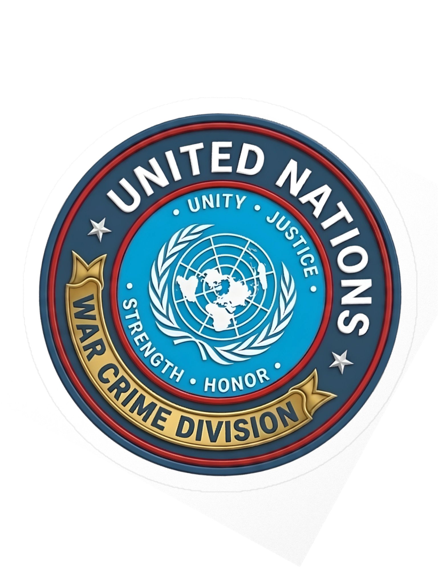 United Nations War Crime Division Sticker product image (2)